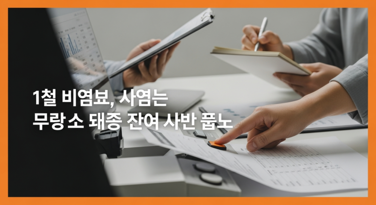 1인기업 자동화, 끝까지 사람이 잡아야 돈이 남습니다