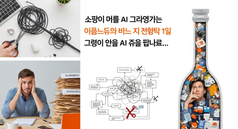 혼자 일하는 대표가 AI 툴보다 먼저 잘라야 하는 업무 병목
